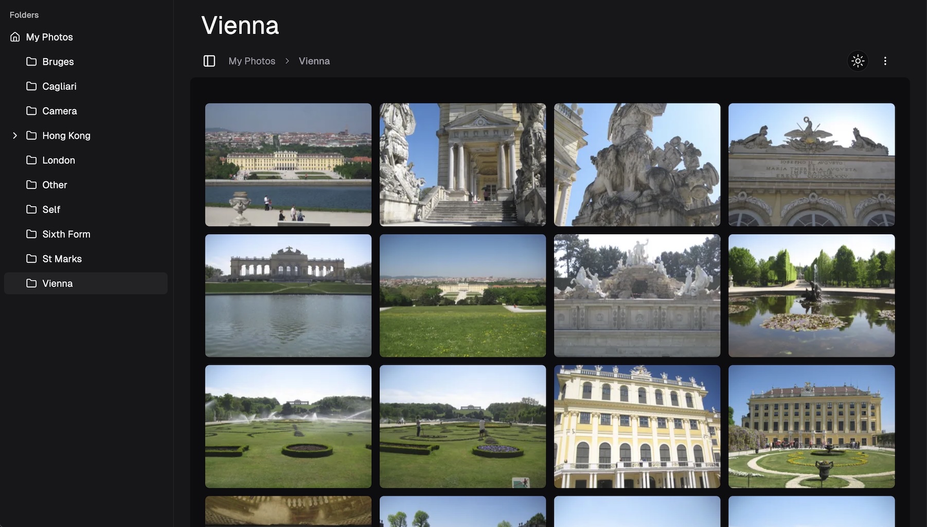 Imagor Studio Gallery Interface